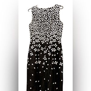Lauren Ralph Lauren Black and White Sleeveless Dress Size 4